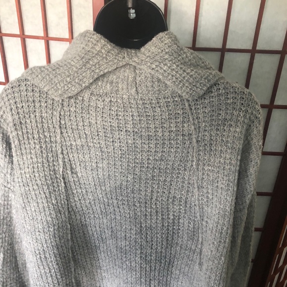 Free People Slouchy Oversized Wool Cowl Neck Sweater - Picture 9 of 9